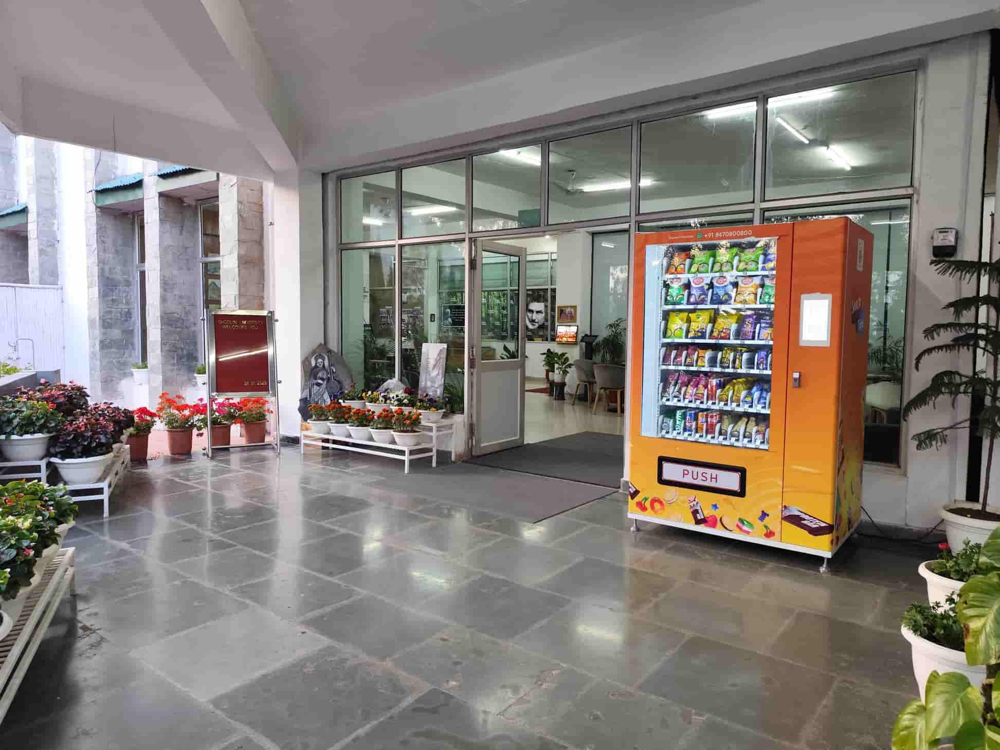 Wendor vending machine deployment in a school environment
